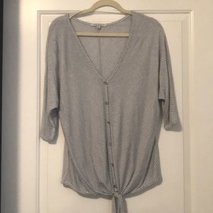 Button Down Tied Top